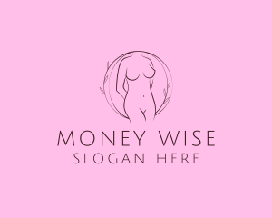 Nude Sexy Skin Care logo design