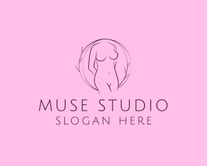 Nude Sexy Skin Care logo design