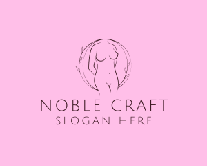 Nude Sexy Skin Care logo design