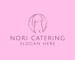 Nude Sexy Skin Care logo design