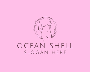 Nude Sexy Skin Care logo design