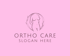 Nude Sexy Skin Care logo design