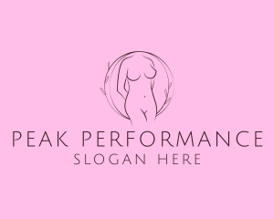 Nude Sexy Skin Care logo design