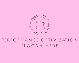 Nude Sexy Skin Care logo design