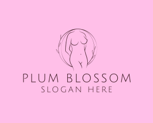 Nude Sexy Skin Care logo design