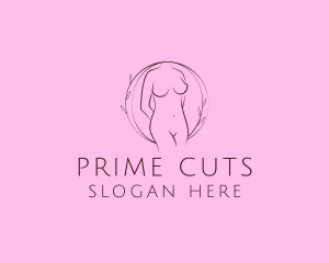 Nude Sexy Skin Care logo design