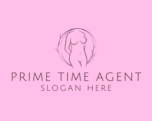 Nude Sexy Skin Care logo design