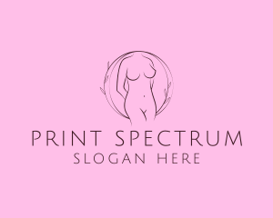 Nude Sexy Skin Care logo design