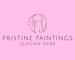 Nude Sexy Skin Care logo design