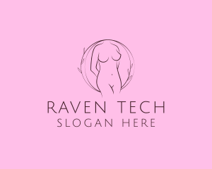 Nude Sexy Skin Care logo design