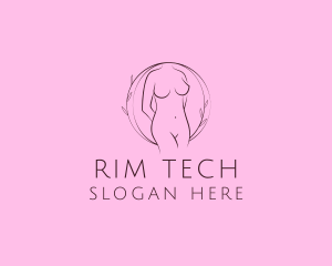 Nude Sexy Skin Care logo design