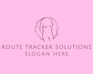 Nude Sexy Skin Care logo design