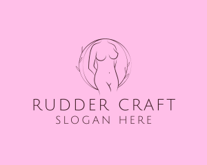 Nude Sexy Skin Care logo design