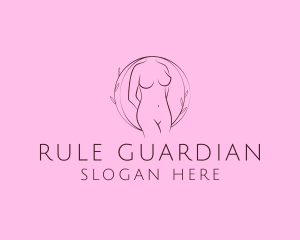 Nude Sexy Skin Care logo design