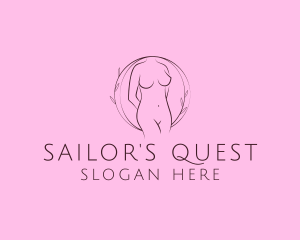 Nude Sexy Skin Care logo design