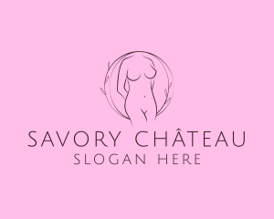 Nude Sexy Skin Care logo design