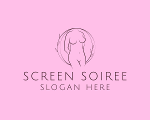 Nude Sexy Skin Care logo design