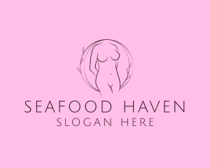 Nude Sexy Skin Care logo design