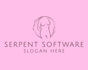 Nude Sexy Skin Care logo design