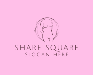 Nude Sexy Skin Care logo design