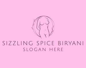 Nude Sexy Skin Care logo design