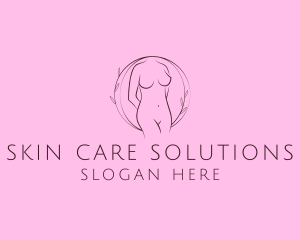 Nude Sexy Skin Care logo design