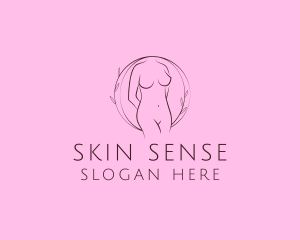 Nude Sexy Skin Care logo design