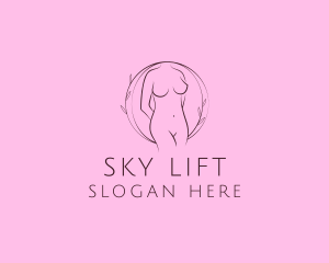 Nude Sexy Skin Care logo design