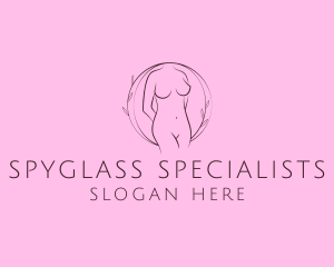 Nude Sexy Skin Care logo design