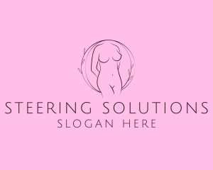 Nude Sexy Skin Care logo design