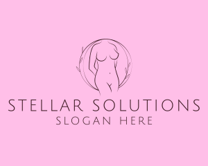 Nude Sexy Skin Care logo design