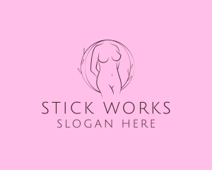 Nude Sexy Skin Care logo design