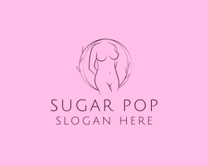 Nude Sexy Skin Care logo design