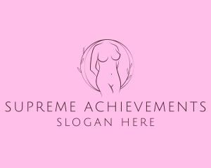 Nude Sexy Skin Care logo design