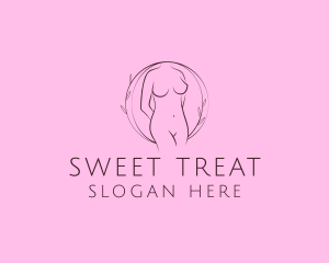 Nude Sexy Skin Care logo design