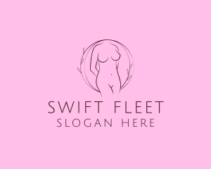 Nude Sexy Skin Care logo design