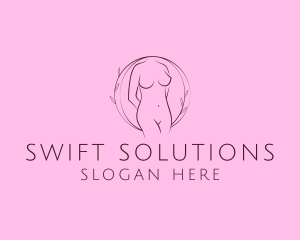 Nude Sexy Skin Care logo design