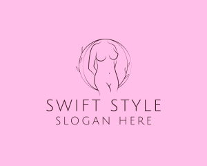 Nude Sexy Skin Care logo design