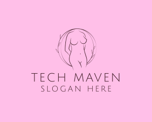 Nude Sexy Skin Care logo design