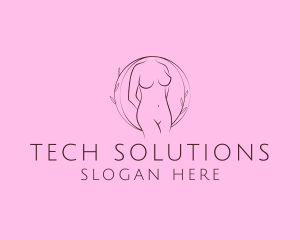 Nude Sexy Skin Care logo design