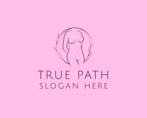 Nude Sexy Skin Care logo design