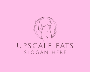 Nude Sexy Skin Care logo design