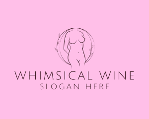 Nude Sexy Skin Care logo design