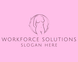 Nude Sexy Skin Care logo design