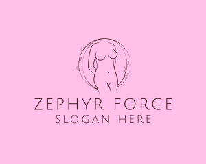 Nude Sexy Skin Care logo design