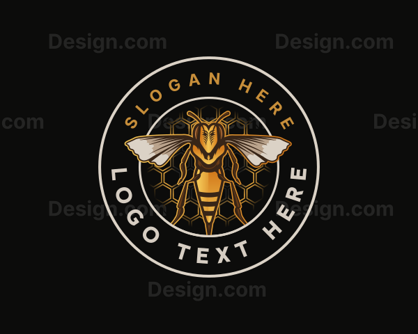 Bee Hornet Insect Logo