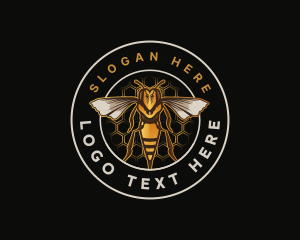 Bee Hornet Insect logo