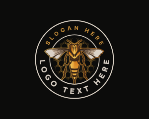 Bee Hornet Insect Logo