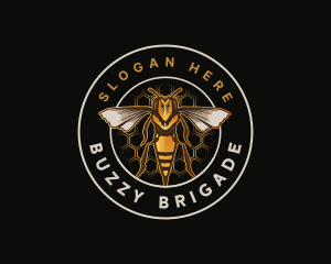 Bee Hornet Insect logo