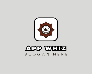 Shutter Lens App logo design